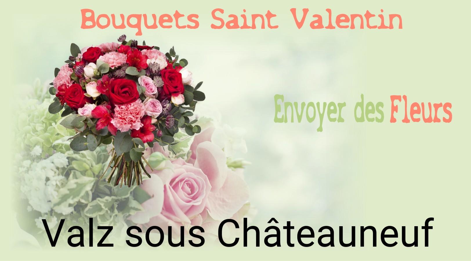 Roses de Saint-Valentin livrées à Valz-sous-Châteauneuf